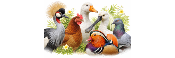 Geflügel, Tauben & Co