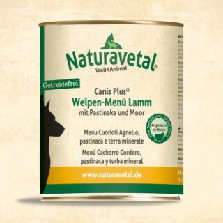 Naturavetal® Canis Plus® Welpen-Menü Lamm 800g