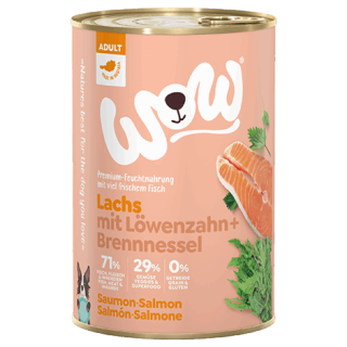 WOW! Adult Lachs mit Tomaten 6 x 800g