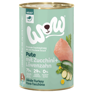 WOW! Adult Pute mit Zucchini 400g