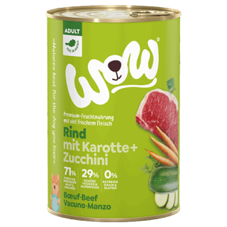 WOW! Adult Rind mit Karotten 400g