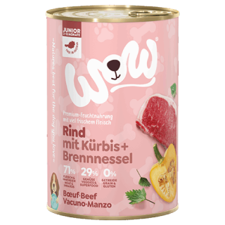 WOW! Junior Rind mit Kürbis 400g