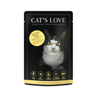Cats Love Adult Huhn Pur Pouch 85g