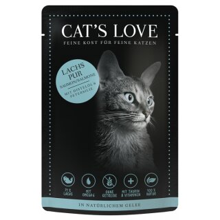 Cats Love Adult Lachs Pur Pouch