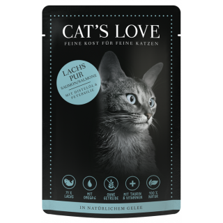 Cats Love Adult Lachs Pur Pouch 85g