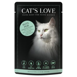 Cats Love Adult Pute Pur Pouch 12 x 85g