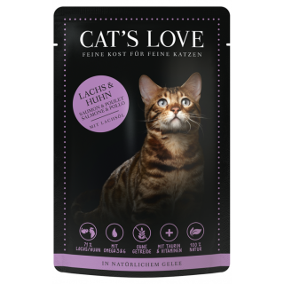 Cats Love Adult Lachs & Huhn 12 x 85g