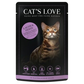 Cats Love Adult Lachs & Huhn 12 x 85g