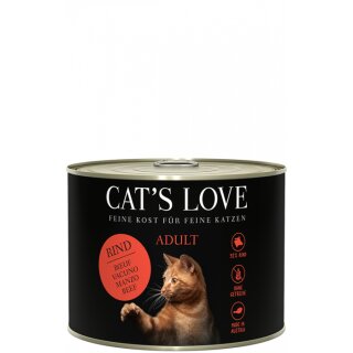 Cats Love Adult Rind Pur Can 200g