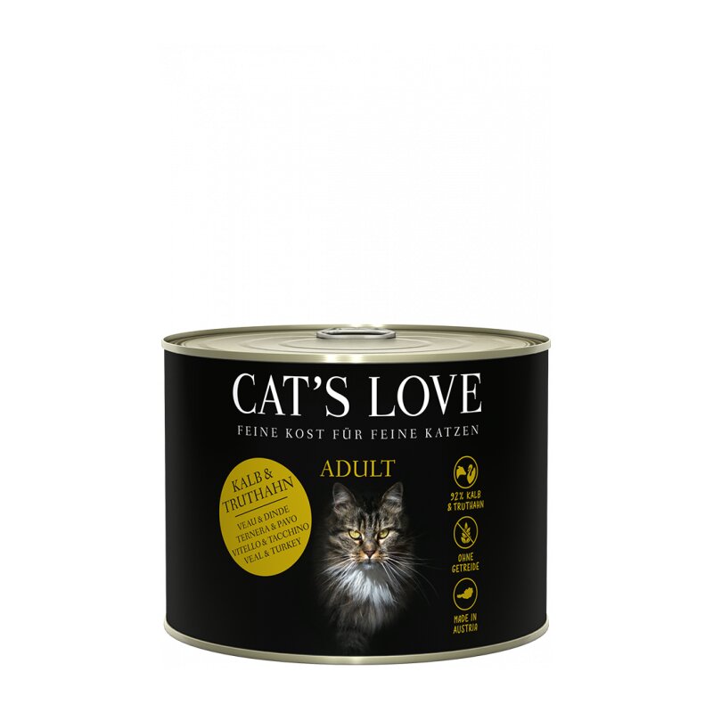 Cats Love Adult Mix Kalb & Truthahn CAn