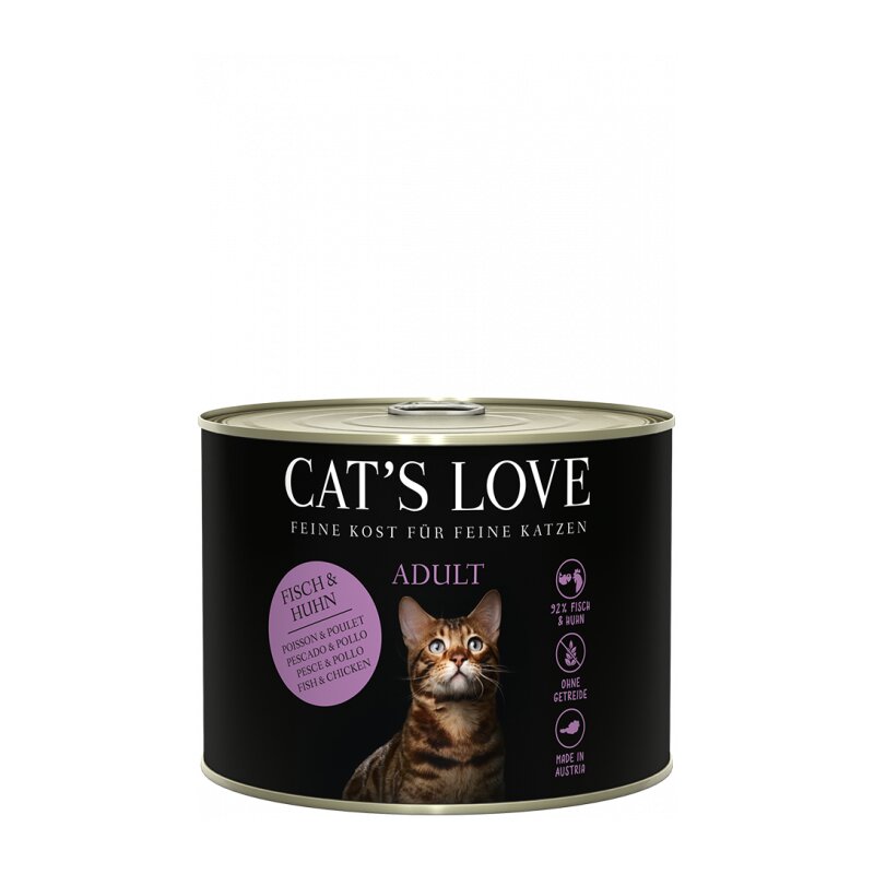 Cats Love Adult Mix Fisch & Huhn Can