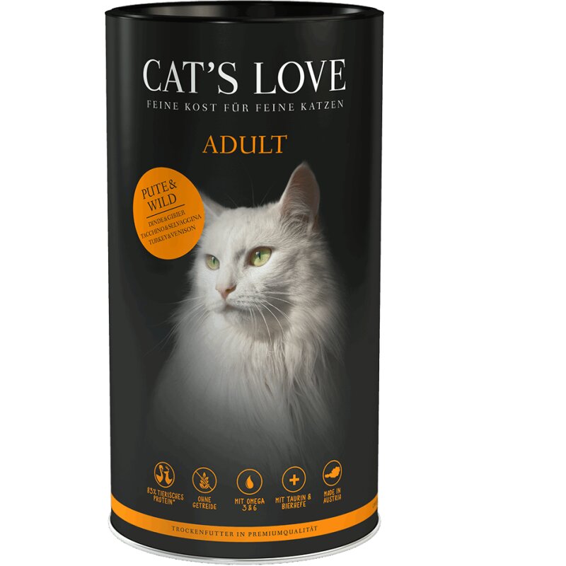Cat\'s Love Trocken Adult Pute & Wild