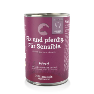 Herrmanns Sensible - Pferd mit Süßkartoffel und Zucchini 6 x 800g