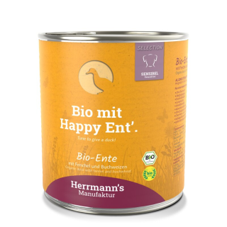 Herrmanns Selection Sensible Bio Ente mit Fenchel und Buchweizen 6 x 800g