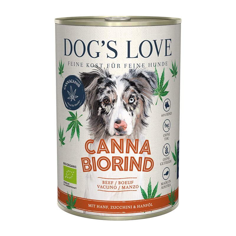 Dog\'s Love Canna Bio Rind mit Hanf