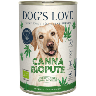 Dogs Love Canna Bio Pute mit Hanf