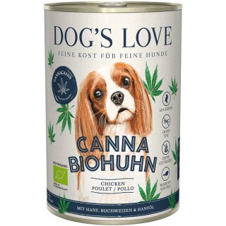 Dogs Love Canna Bio Huhn 6 x 400g