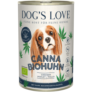 Dogs Love Canna Bio Huhn mit Hanf 6 x 400g