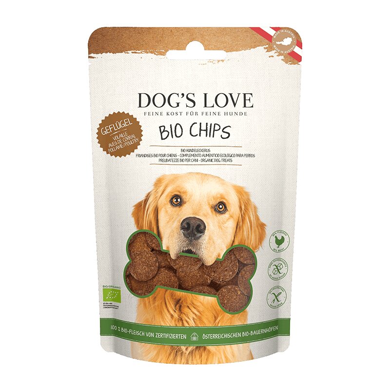 Dog\'s Love Goodies Bio Chips Geflügel 150g