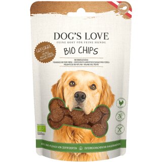 Dogs Love Goodies Bio Chips Geflügel 150g