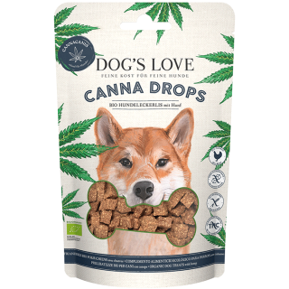 Dogs Love Goodies Canna Drops Bio Geflügel 150g