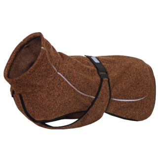 Comfy Strick-Fleece braun 45cm