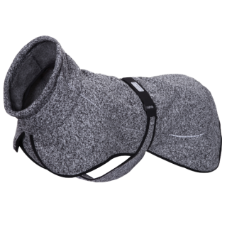 Comfy Strick-Fleece grau 35cm