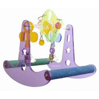 Papageienspielzeug "Rockn Roll Wip - Medium"