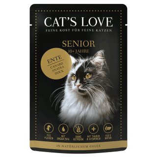 Cats Love Senior Ente 85g