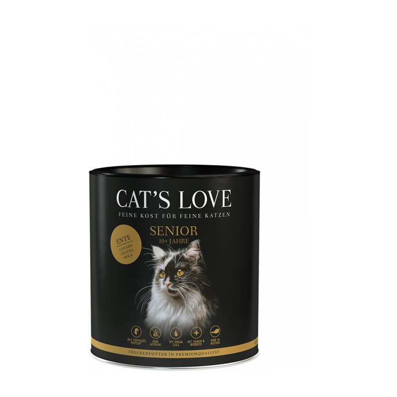Cat\'s Love Trocken Senior Ente 4 x 2000g