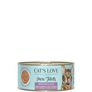 Cats Love Pure Filet Huhn & Lachs 100g